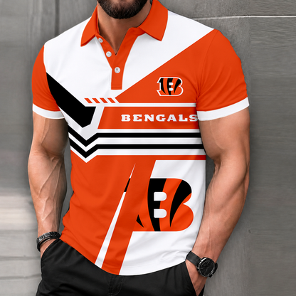 LIMITED EDITION - NEW CUSTOMIZED NFL16 CCB CINCINNATI BENGALS POLO SHIRT, ZIP POLO SHIRT & T-SHIRTS