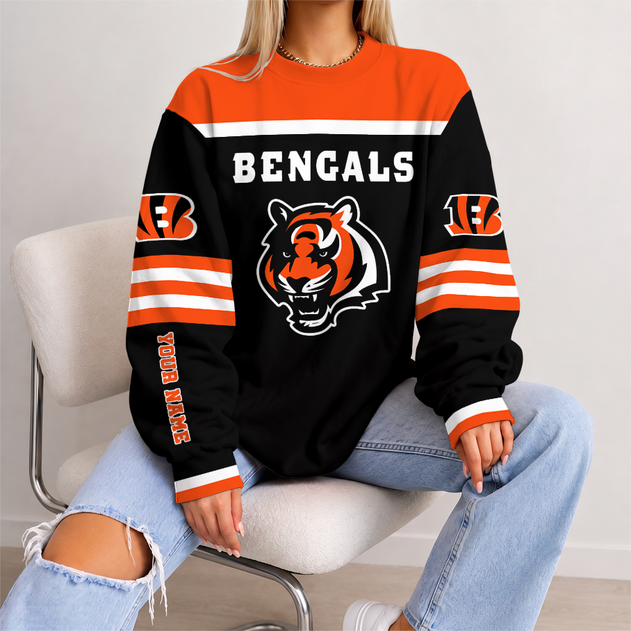 [SPECIAL OFFER] NEW CUSTOMIZED NFL16 CCB CINCINNATI BENGALS UNISEX SWEATSHIRT