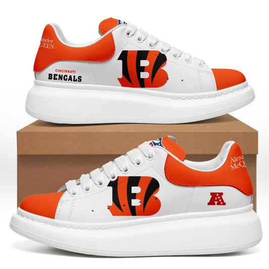 [SPECIAL OFFER] NEW CUSTOMIZED NFL16 CCB CINCINNATI BENGALS MCQUEEN SHOES