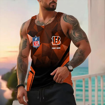 LIMITED EDITION - NEW CUSTOMIZED NFL16 CC BANGALS UNISEX TANK TOP