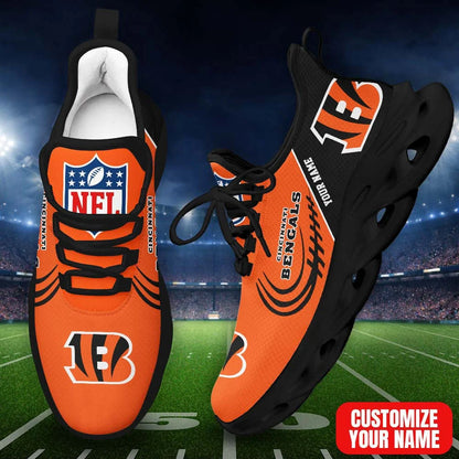 LIMITED EDITION - NEW CUSTOMIZED NFL16 CCB CC BENGALS PREMIUM CLUNKY SNEAKERS