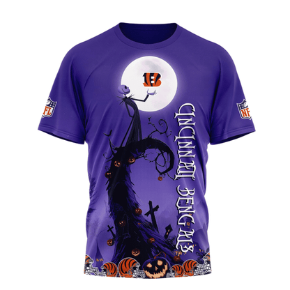 [SPECIAL OFFER] NEW CUSTOMIZED NFL16 CCB CINCINNATI BENGALS HALLOWEEN THE NIGHTMARE APPAREL