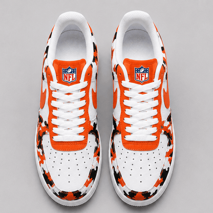 [SPECIAL OFFER] NEW CUSTOMIZED NFL16 CCB CINCINNATI BENGALS AF1 SHOES