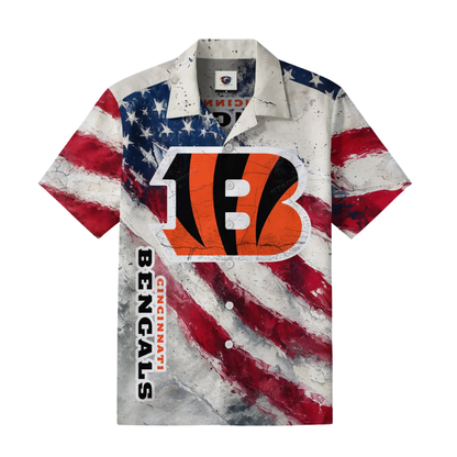 LIMITED EDITION - NEW CUSTOMIZED NFL16 CCB CINCINNATI BENGALS UNISEX HAWAIIAN SHIRT