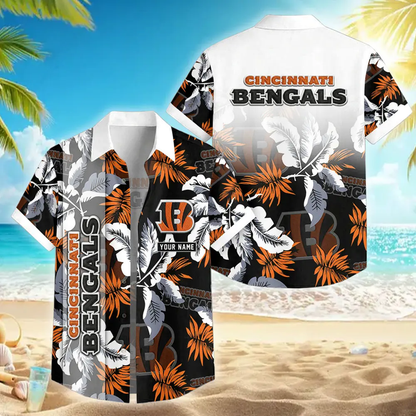 [SPECIAL OFFER] NEW CUSTOMIZED NFL16 CCB CINCINNATI BENGALS UNISEX HAWAIIAN SHIRT