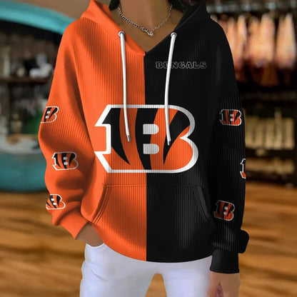 [SPECIAL OFFER] NEW CUSTOMIZED NFL16 CCB CINCINNATI BENGALS RIBBED HOODIE & SWEATSHIRT