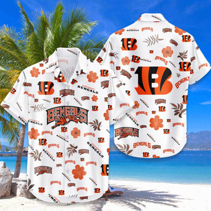 LIMITED EDITION - NEW CUSTOMIZED NFL16 CCB CINCINNATI BENGALS UNISEX HAWAIIAN SHIRT