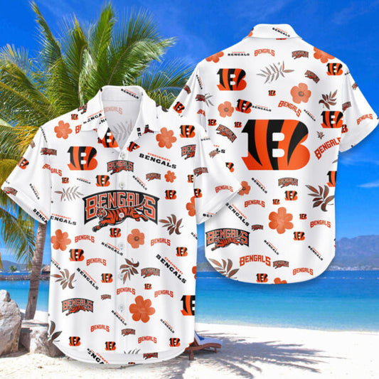 LIMITED EDITION - NEW CUSTOMIZED NFL16 CCB CINCINNATI BENGALS UNISEX HAWAIIAN SHIRT