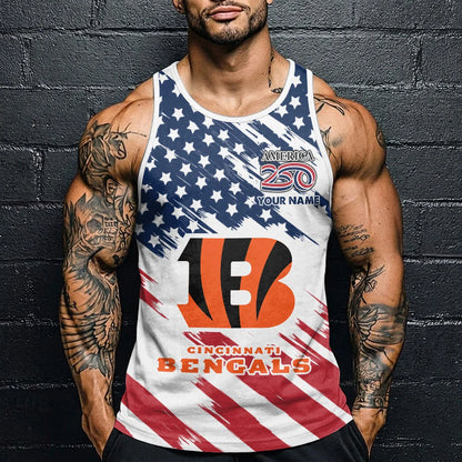 LIMITED EDITION - NEW CUSTOMIZED NFL16 CCB CINCINNATI BENGALS UNISEX TANK TOP