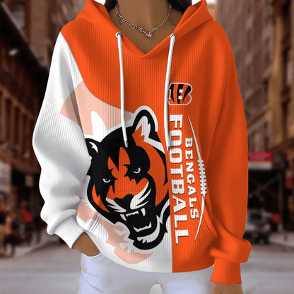 [SPECIAL OFFER] NEW CUSTOMIZED NFL16 CCB CINCINNATI BENGALS RIBBED HOODIE & SWEATSHIRT