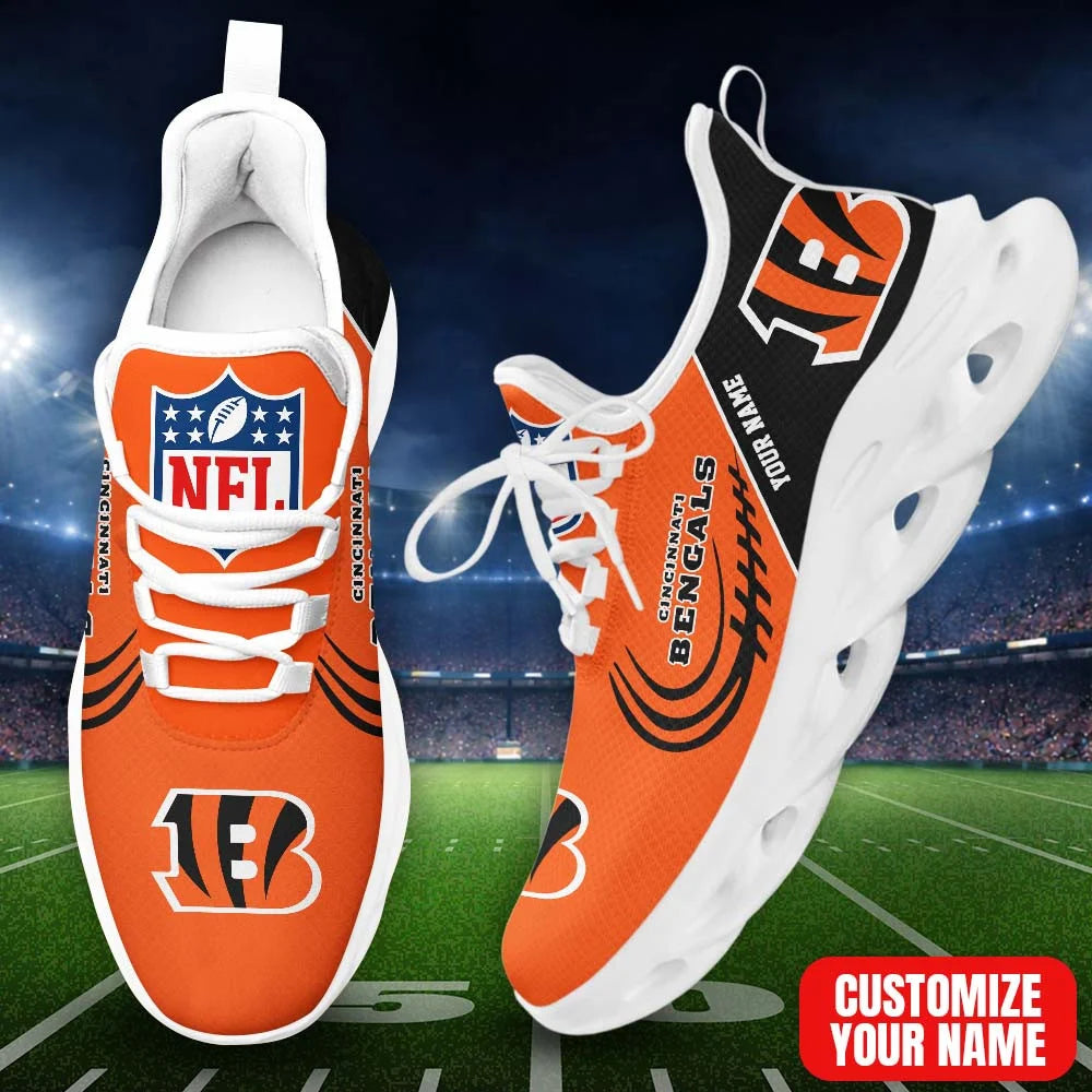 LIMITED EDITION - NEW CUSTOMIZED NFL16 CCB CC BENGALS PREMIUM CLUNKY SNEAKERS