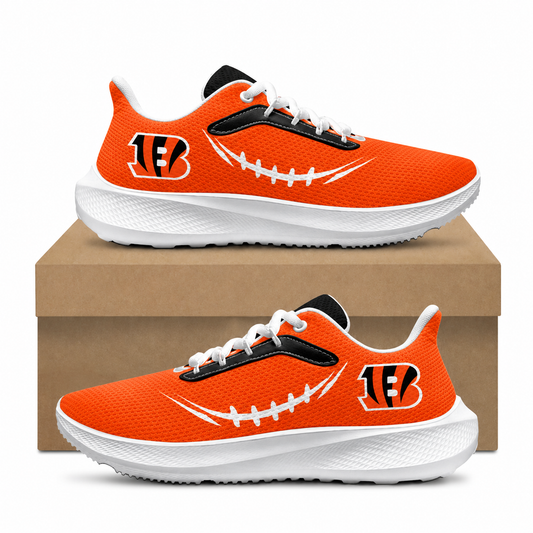 [SPECIAL OFFER] NEW CUSTOMIZED NFL16 CCB CINCINNATI BENGALS ROAD RUNNING SHOES
