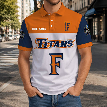 LIMITED EDITION - NEW CUSTOMIZED NCAA CWS16 CFT CAL STATE FULLERTON TITANS T-SHIRT, POLO SHIRT, ZIP POLO SHIRT, SWEATSHIRT, HOODIE & ZIP HOODIE