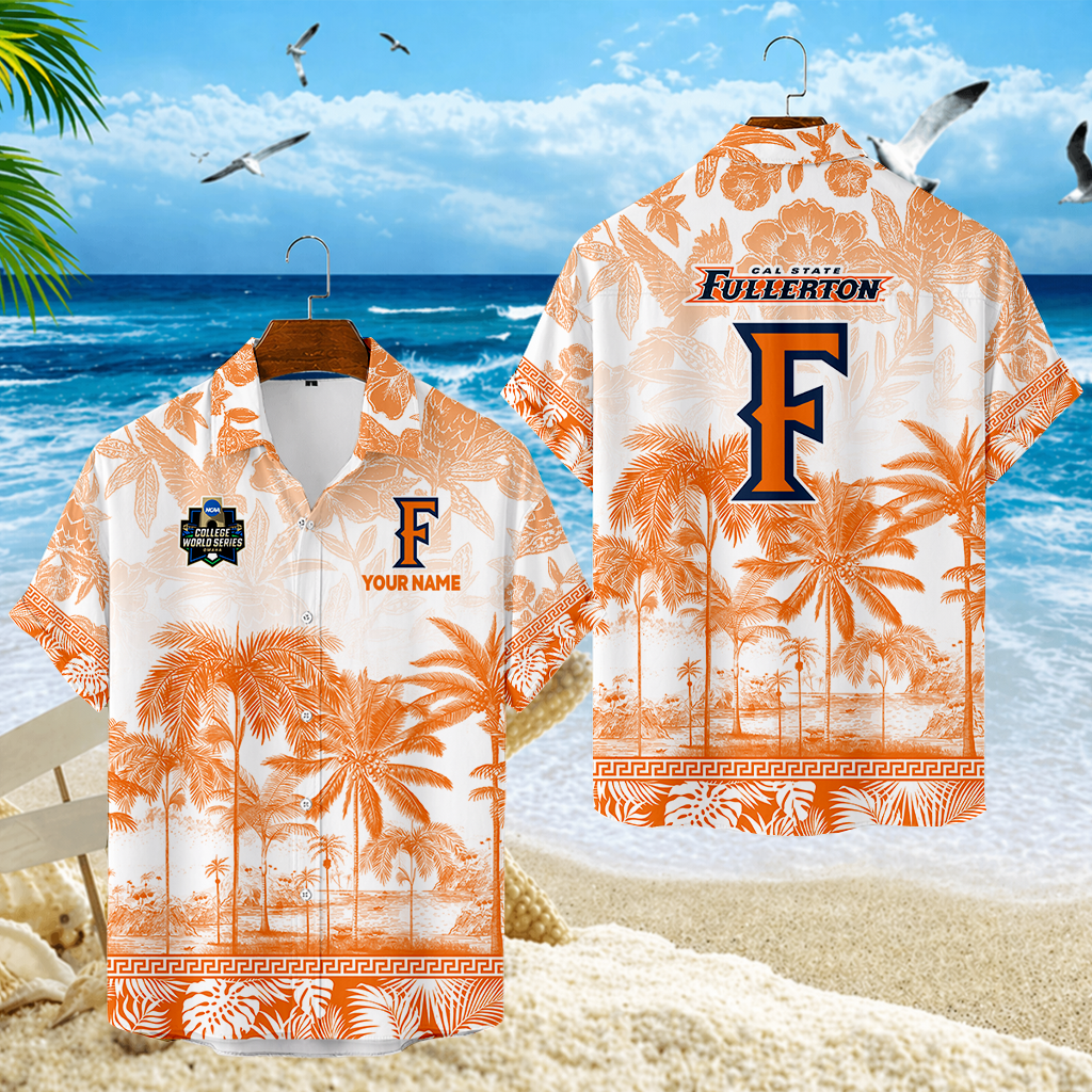 LIMITED EDITION - NEW CUSTOMIZED CWS16 CFT CAL STATE FULLERTON TITANS UNISEX HAWAIIAN SHIRT