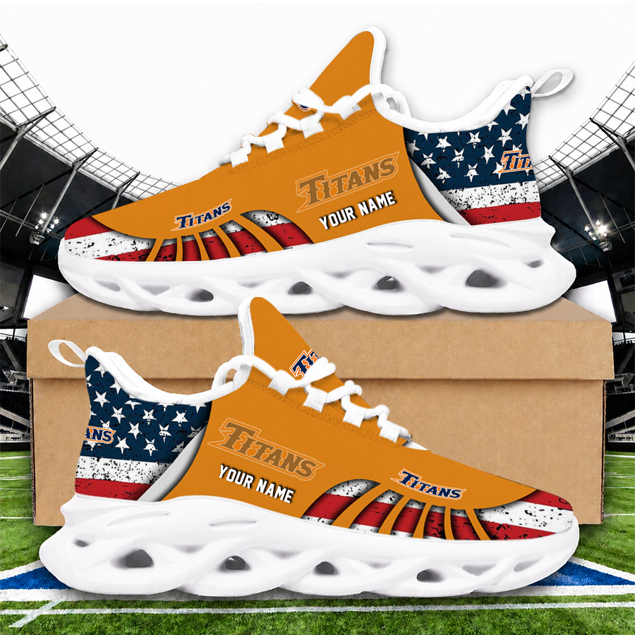 [FAN FAVORITE] NEW CUSTOMIZED NCAA CWS16 CFT CAL STATE FULLERTON TITANS UNISEX CLUNKY SNEAKERS