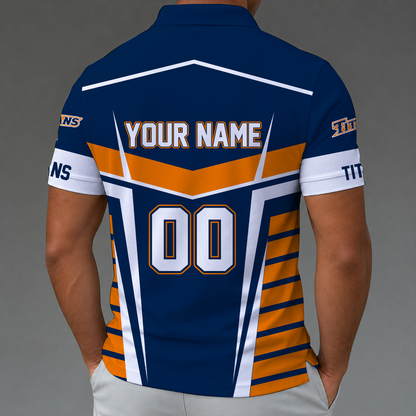[FAN FAVORITE] NEW CUSTOMIZED NCAA CWS16 CFT CAL STATE FULLERTON TITANS POLO SHIRT