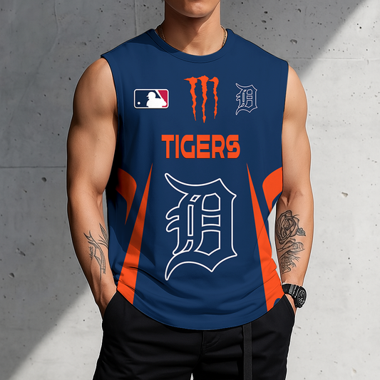 LIMITED EDITION - NEW CUSTOMIZED MLB16 DTS DETROIT TIGERS MEN'S GYM SHIRT