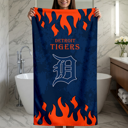 LIMITED EDITION - NEW CUSTOMIZED MLB16 DTS DETROIT TIGERS BEACH TOWEL FOR FAN