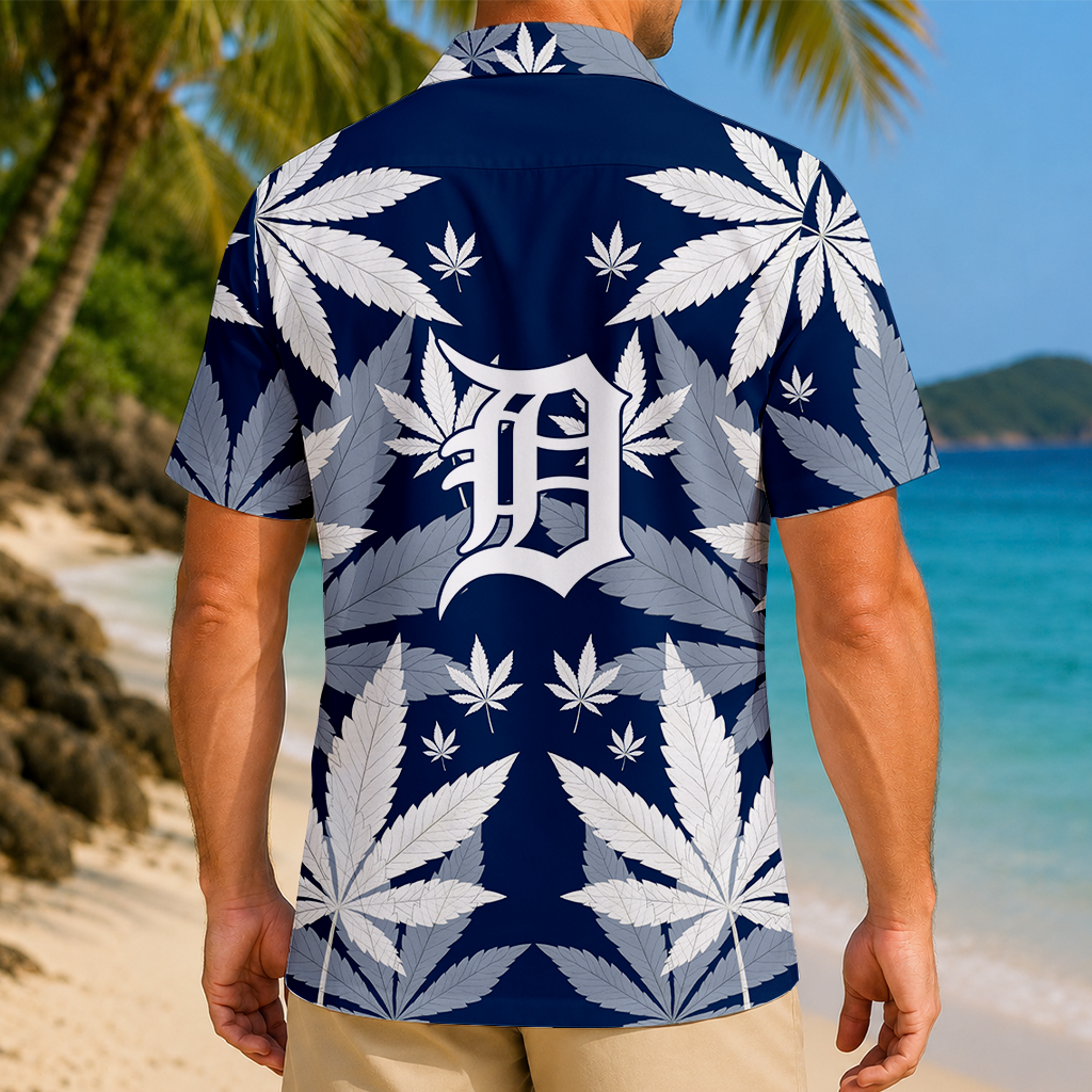LIMITED EDITION - NEW CUSTOMIZED MLB16 DTS DETROIT TIGERS UNISEX HAWAIIAN SHIRT