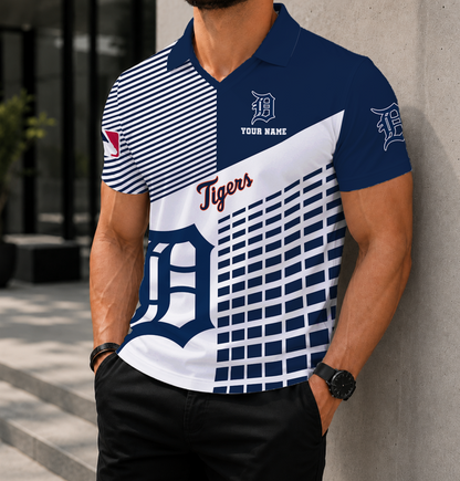 LIMITED EDITION - NEW CUSTOMIZED MLB16 DTS DETROIT TIGERS POLO SHIRT