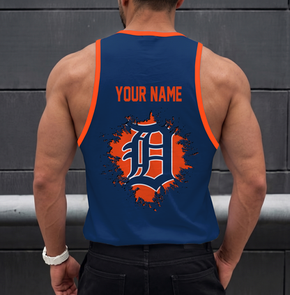 VIRAL EDITION - NEW CUSTOMIZED MLB16 DETROIT TIGERS UNISEX TANK TOP