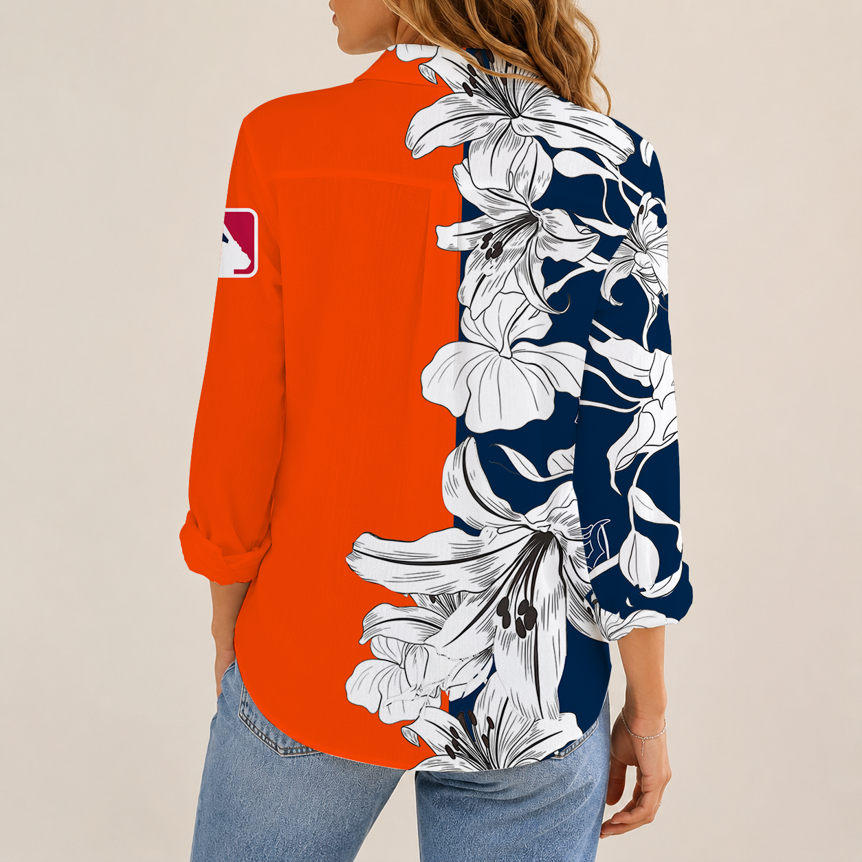[FLASH SALE] NEW CUSTOMIZED MLB16 DTS DETROIT TIGERS WOMEN CASUAL SHIRT