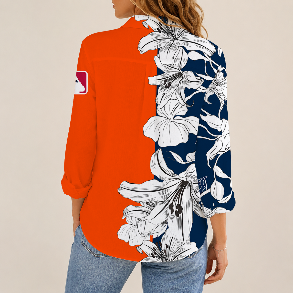 [FLASH SALE] NEW CUSTOMIZED MLB16 DTS DETROIT TIGERS WOMEN CASUAL SHIRT