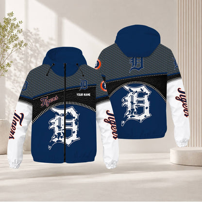LIMITED EDITION - NEW CUSTOMIZED MLB16 DTS DETROIT TIGERS WINDBREAKER JACKET