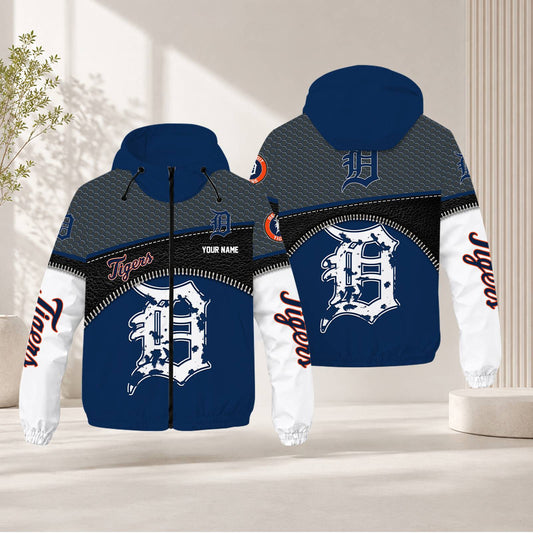 LIMITED EDITION - NEW CUSTOMIZED MLB16 DTS DETROIT TIGERS WINDBREAKER JACKET