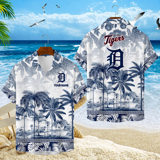 LIMITED EDITION - NEW CUSTOMIZED MLB16 DTS DETROIT TIGERS UNISEX HAWAIIAN SHIRT