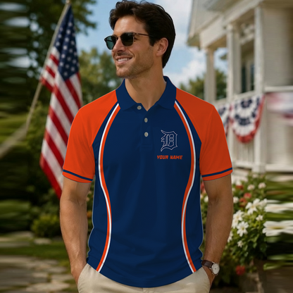 [FLASH SALE] NEW CUSTOMIZED MLB16 DTS DETROIT TIGERS POLO SHIRT
