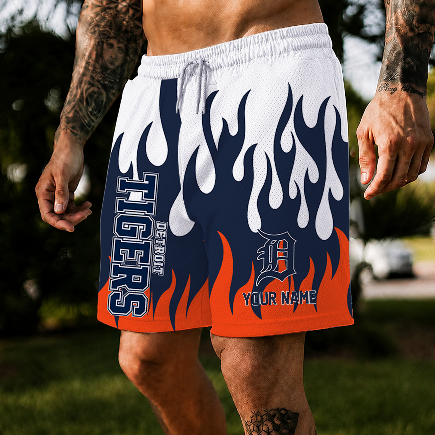 [FLASH SALE] NEW CUSTOMIZED MLB16 DTS DETROIT TIGERS SHORT PANTS