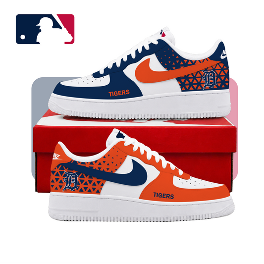 VIRAL EDITION - NEW CUSTOMIZED MLB16 DTS DETROIT TIGERS AF1 SHOES