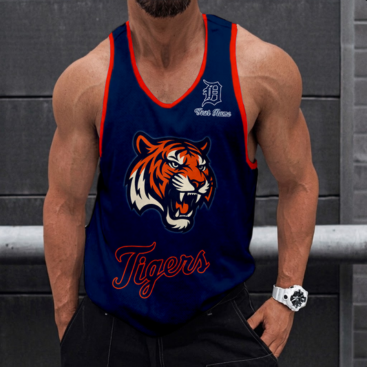 LIMITED EDITION - NEW CUSTOMIZED MLB16 DETROIT TIGERS UNISEX TANK TOP