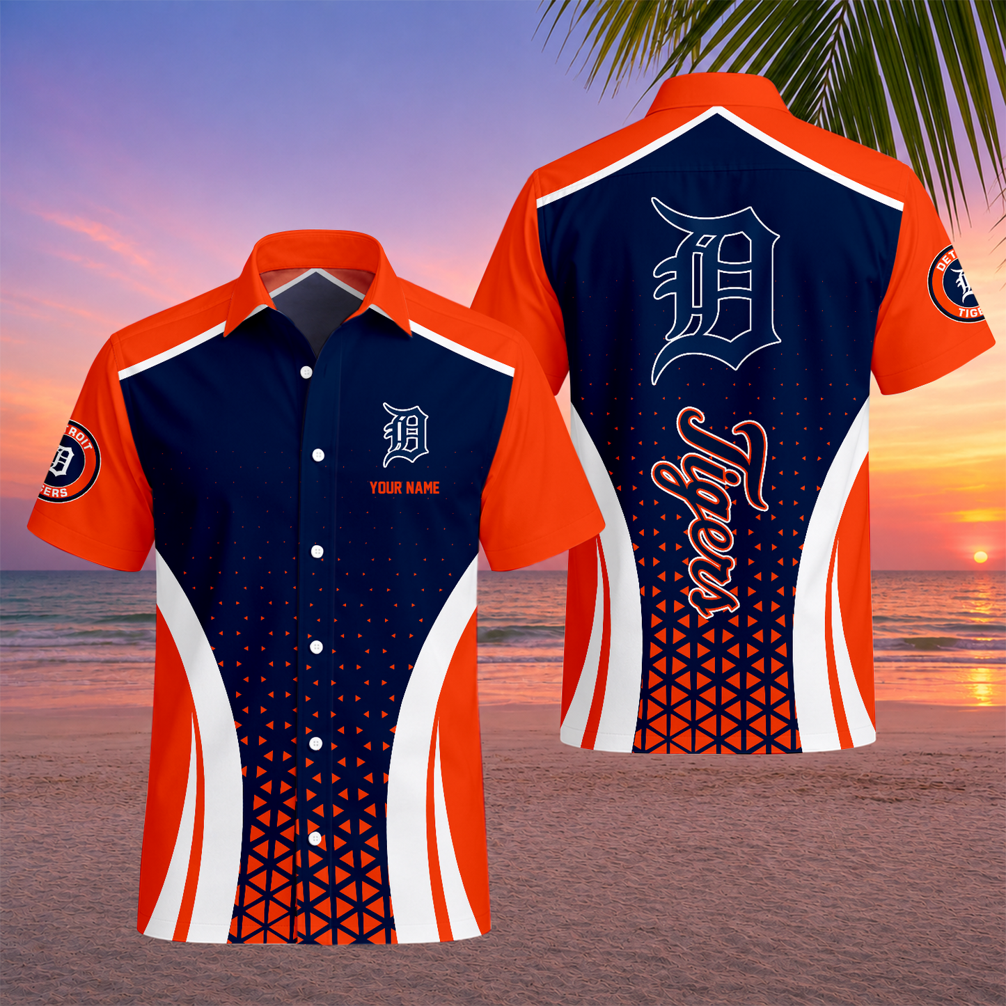 LIMITED EDITION - NEW CUSTOMIZED MLB16 DTS DETROIT TIGERS UNISEX HAWAIIAN SHIRT