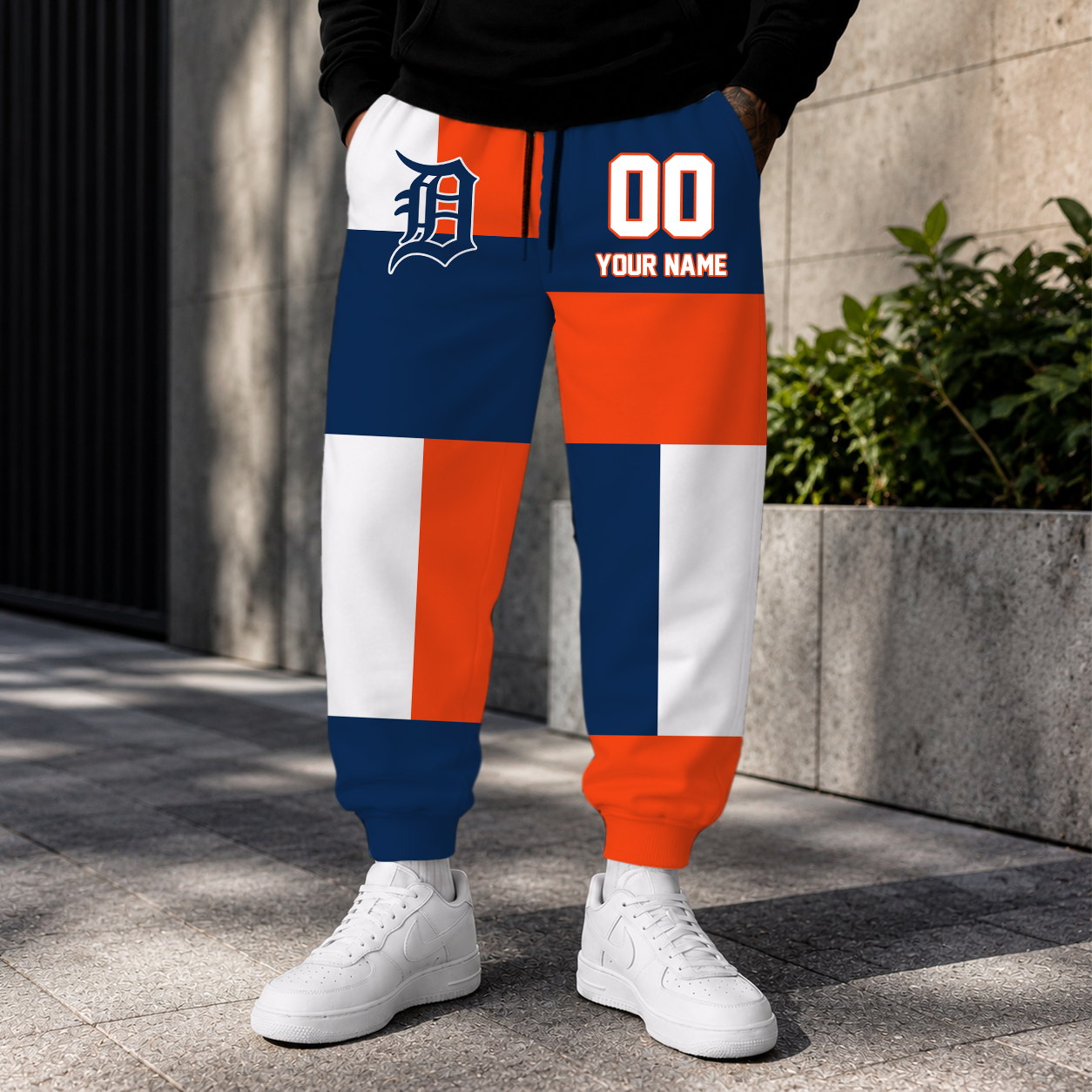 ELITE EDITION - NEW CUSTOMIZED MLB16 DTS DETROIT TIGERS SWEATPANTS