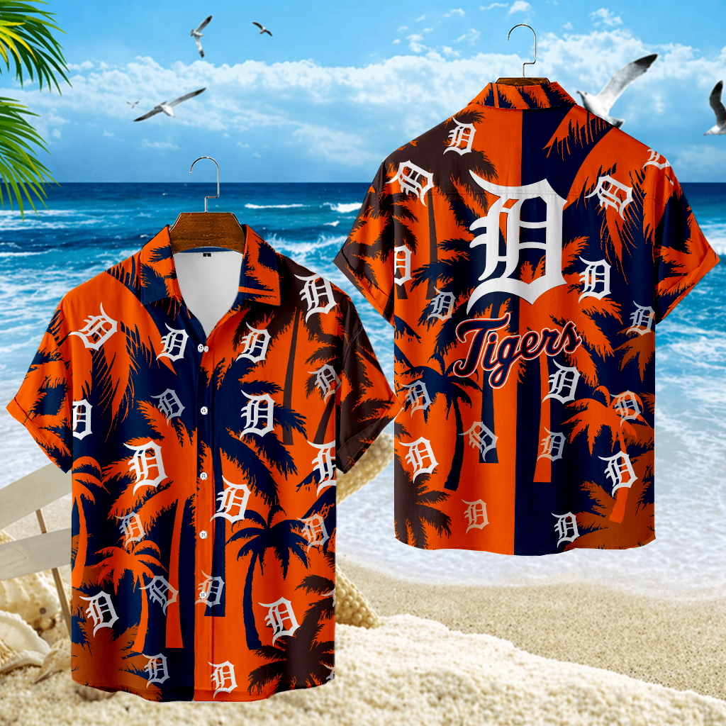 LIMITED EDITION - NEW CUSTOMIZED MLB16 DTS DETROIT TIGERS UNISEX HAWAIIAN SHIRT