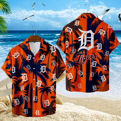 LIMITED EDITION - NEW CUSTOMIZED MLB16 DTS DETROIT TIGERS UNISEX HAWAIIAN SHIRT