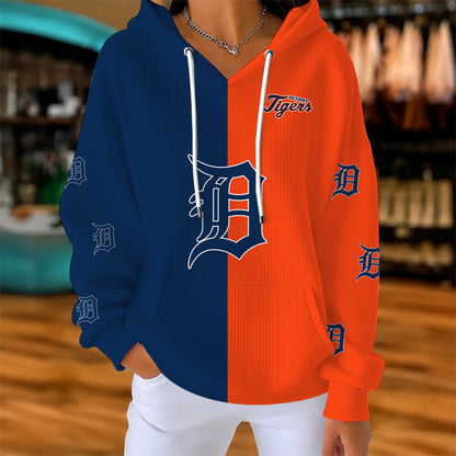 [FLASH SALE] NEW CUSTOMIZED MLB16 DTS DETROIT TIGERS RIBBED HOODIE & SWEATSHIRT