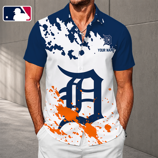 LIMITED EDITION - NEW CUSTOMIZED MLB16 DTS DETROIT TIGERS UNISEX HAWAIIAN SHIRT