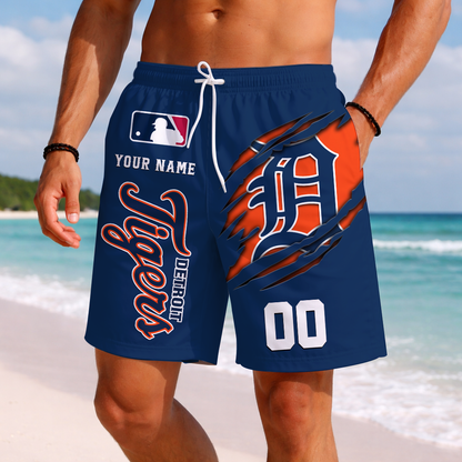 LIMITED EDITION - NEW PREMIUM MLB16 DTS DETROIT TIGERS SHORT PANTS