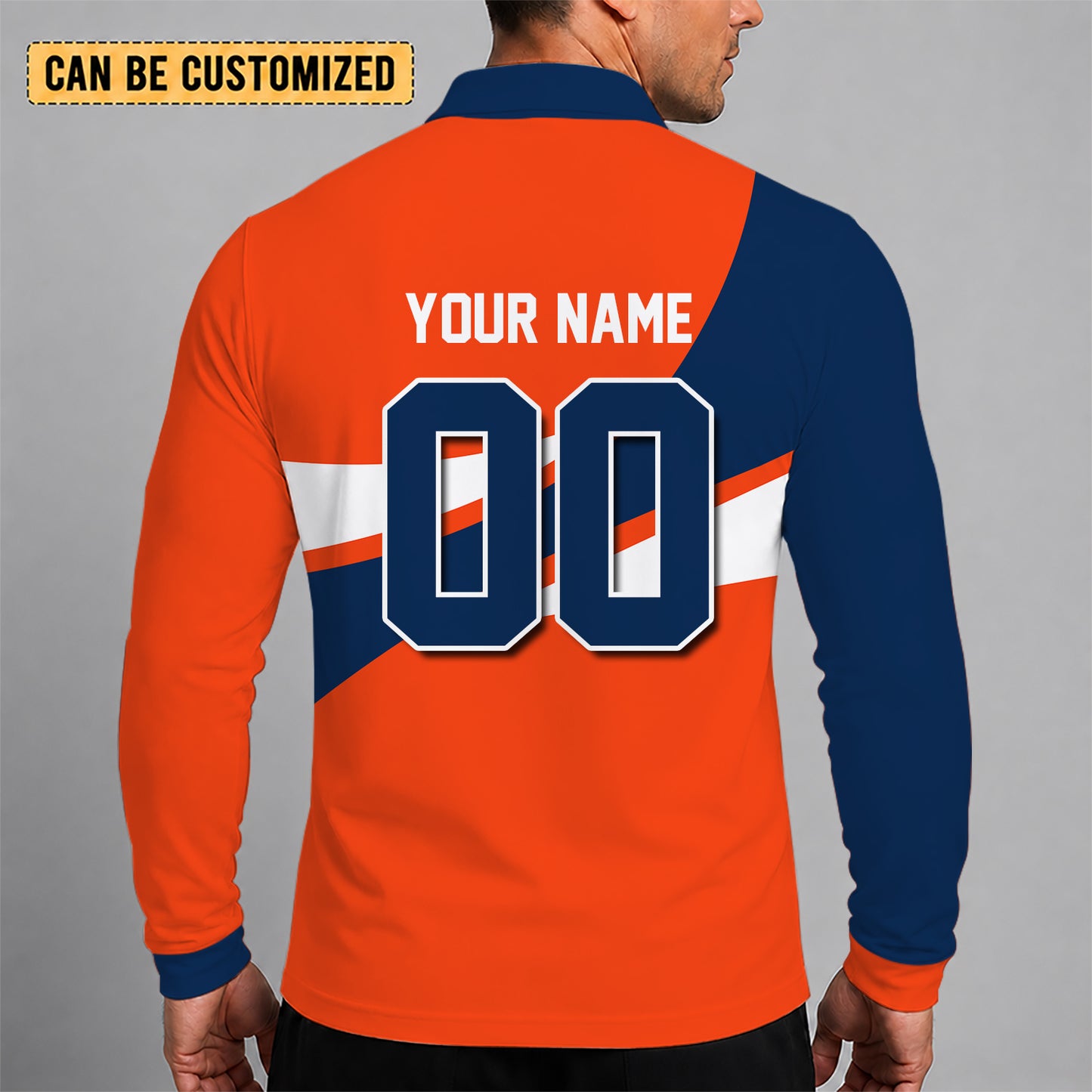 [FLASH SALE] NEW CUSTOMIZED MLB16 DTS DETROIT TIGERS MEN'S LONG SLEEVE POLO