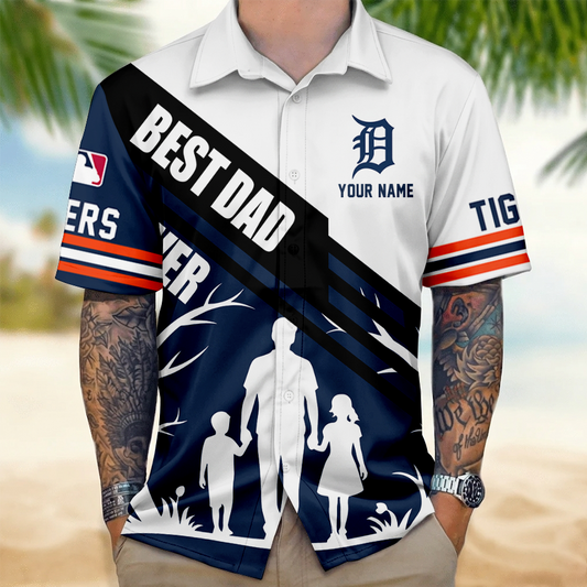 LIMITED EDITION - NEW CUSTOMIZED MLB16 DTS DETROIT TIGERS UNISEX HAWAIIAN SHIRT