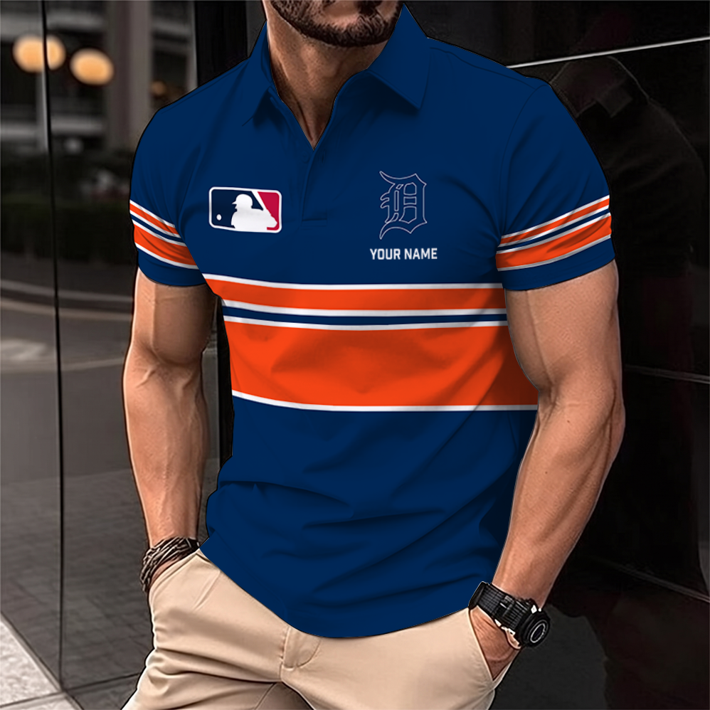 [FLASH SALE] NEW CUSTOMIZED MLB16 DTS DETROIT TIGERS POLO SHIRT