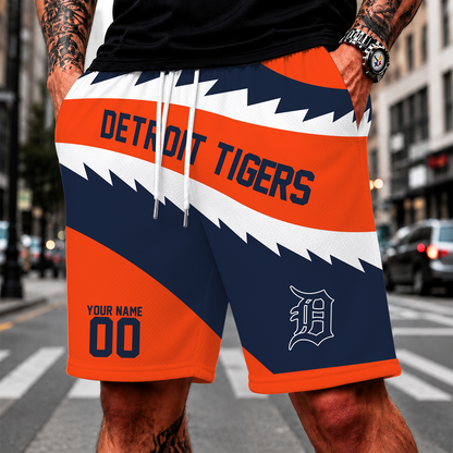 [FLASH SALE] NEW CUSTOMIZED MLB16 DTS DETROIT TIGERS SHORT PANTS