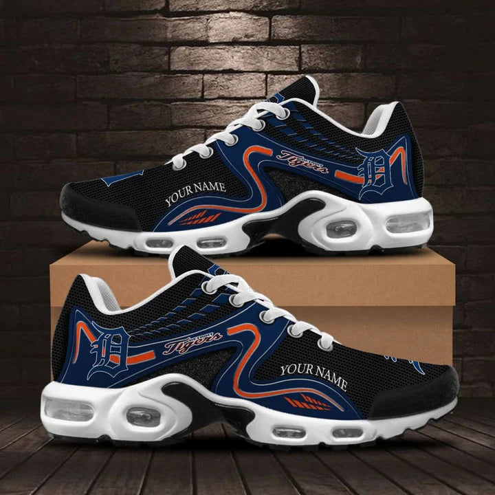 LIMITED EDITION - NEW CUSTOMIZED MLB16 DTS DETROIT TIGERS AIR MAX PLUS SNEAKERS