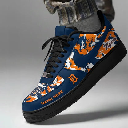 [FLASH SALE] NEW CUSTOMIZED MLB16 DTS DETROIT TIGERS AF1 SHOES