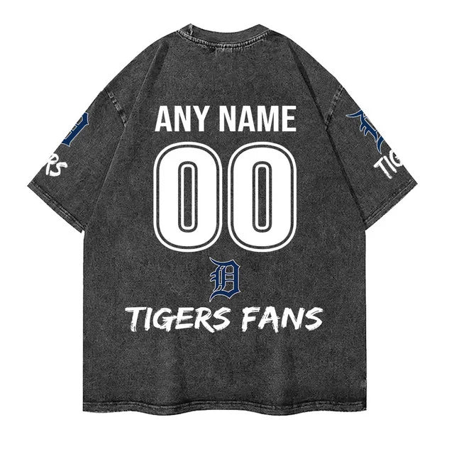[FLASH SALE] NEW CUSTOMIZED MLB16 DTS DETROIT TIGERS MULTICOLOR WASHED TEE