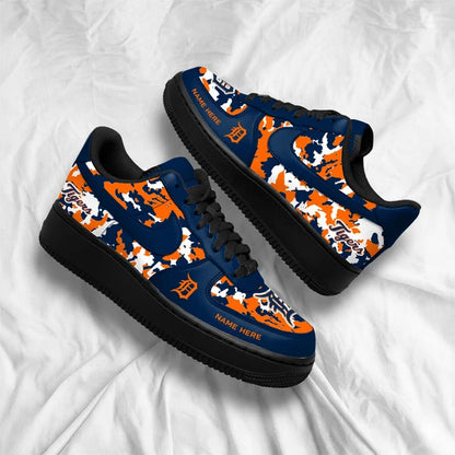 [FLASH SALE] NEW CUSTOMIZED MLB16 DTS DETROIT TIGERS AF1 SHOES