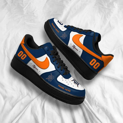 [FLASH SALE] NEW CUSTOMIZED MLB16 DTS DETROIT TIGERS AF1 SHOES